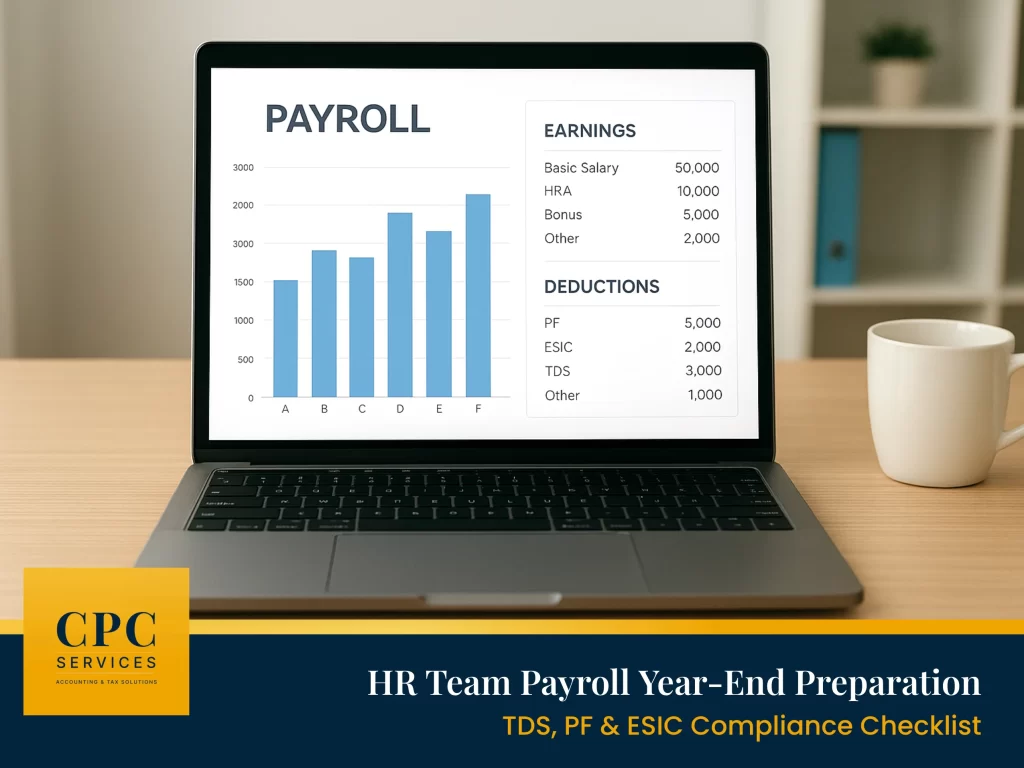 Finance team reviewing payroll reports for 2025