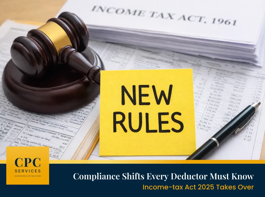 Key changes as Income-tax Act, 1961 is replaced from 1 April 2026