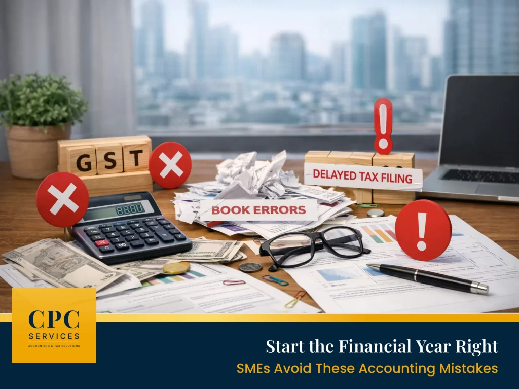 common accounting mistakes SMEs make at start of financial year